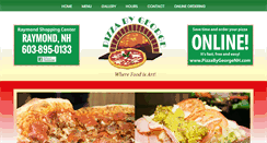 Desktop Screenshot of pizzabygeorgenh.com
